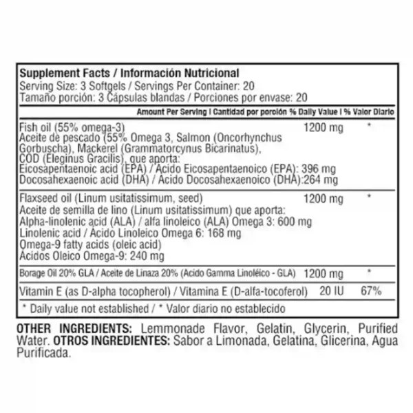 Triple Omega 369 1200mg 60s | Healthy America