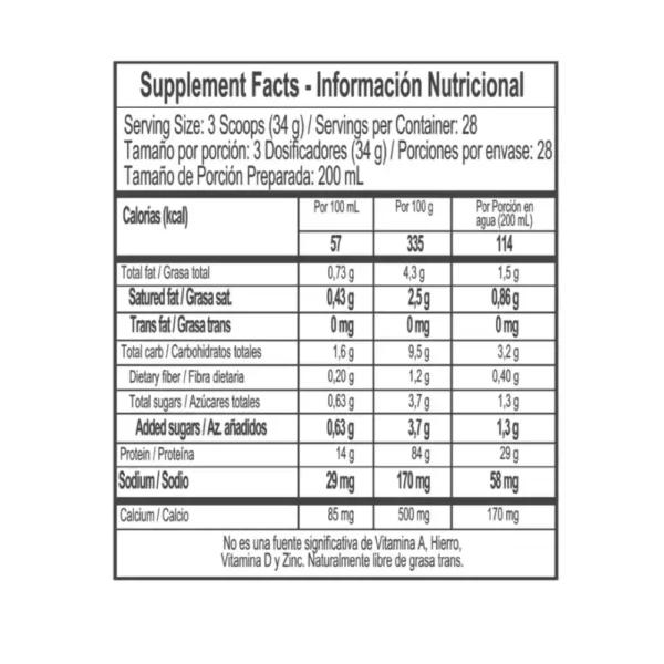 Proteína Iso Whey 100% de Healthy Sports, 952 gramos, aislada e hidrolizada para definición muscular