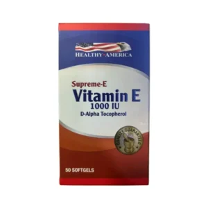 Healthy America | 350 Supreme E Vitamin E 1000 Iu 50 Softgeles 50 Softgels