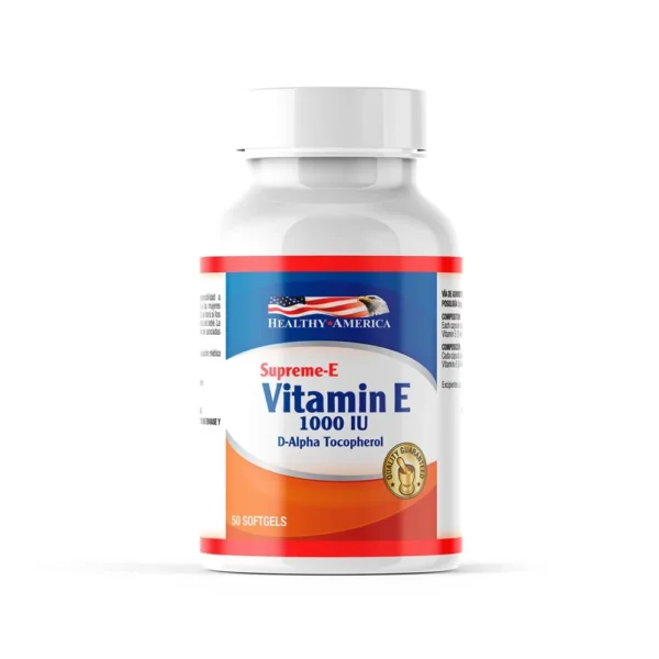 Healthy America | 350 Supreme E Vitamin E 1000 Iu 50 Softgeles 50 Softgels
