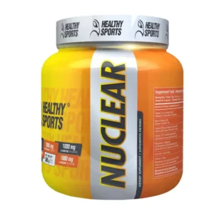 Envase del pre-entreno NUCLEAR de 360gr con 30 servicios.