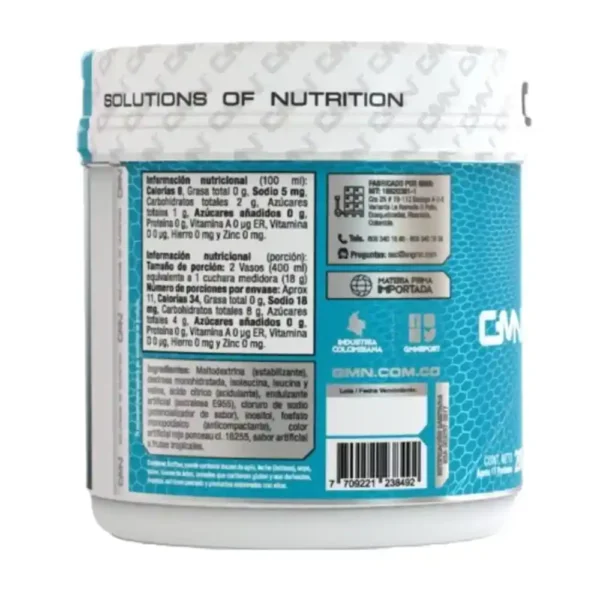 AMINO POWDER de GMN con 8500 mg de BCAA sabor sandía.