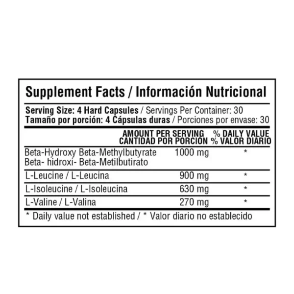 HMB PLUS BCCAAS 120 Capsulas | Healthy Sports