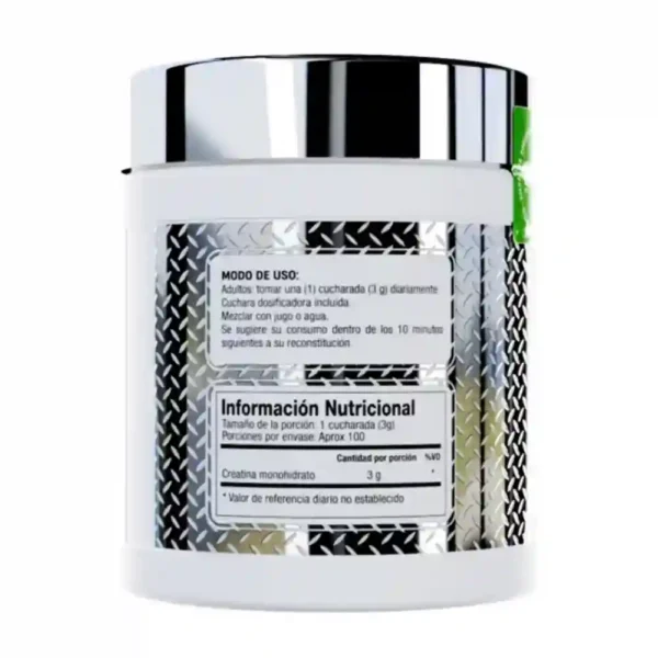 Creatina Monohidrato 100% Pura GMN 100 servicios.