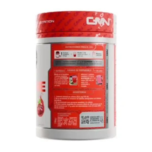 Supreme de GMN SOLUTIONS OF NUTRITION, bebida energizante en polvo