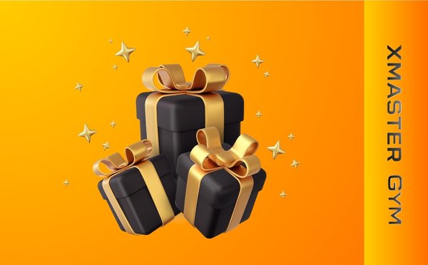 Tarjeta de regalo XMASTER Gym para comprar suplementos y accesorios fitness en Colombia