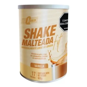 Quiken SHAKE Fyt Malteada vainilla 600 g – alimento en polvo libre de grasa con maltodextrina y proteína de suero, rinde 17 porciones