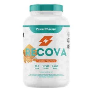 Batido Recova Vegan Protein PowerPharma, proteína vegana con colágeno y magnesio disponible en XMASTER GYM.