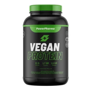 Vegan Protein PowerPharma, suplemento vegetal con colágeno y magnesio disponible en XMASTER GYM.