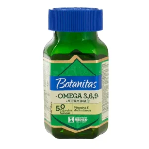 OMEGA 3-6-9 Botanitas con vitamina E, 50 cápsulas blandas