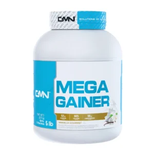 Super Mega Gainer GMN 5lb vainilla gourmet, proteína hipercalórica para ganar masa muscular y peso rápidamente